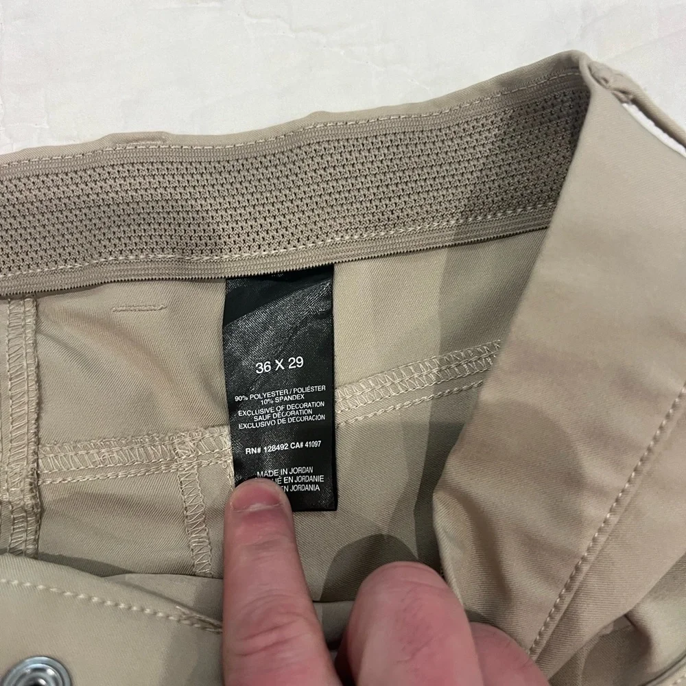 Greg Norman 5 pocket performance golf chinos 36x29